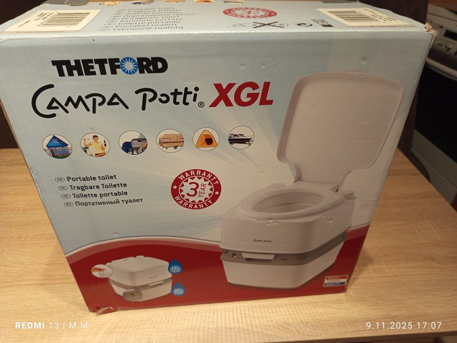 Toaleta przenośna turystyczna kempingowa THETFORD