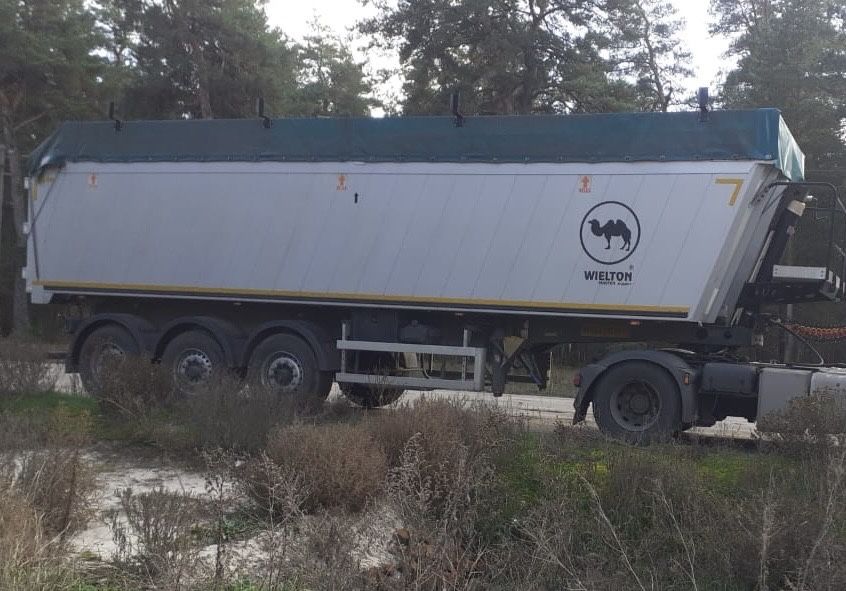 Сідловий тягач MAN або DAF+напівпричеп самоскид Wielton NW 3