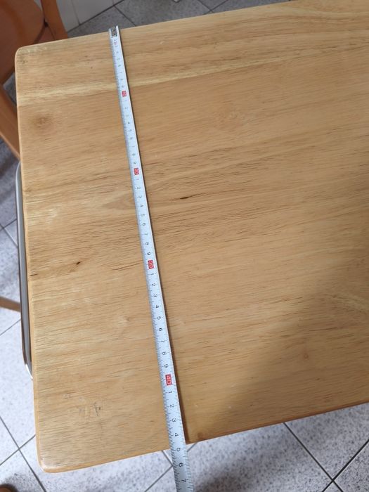 Carrinho de Cozinha / Ilha com Tampo em Madeira e Garrafeira