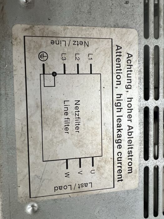Filtr sieciowy siemens 6SN1111-0AA01-2DA0