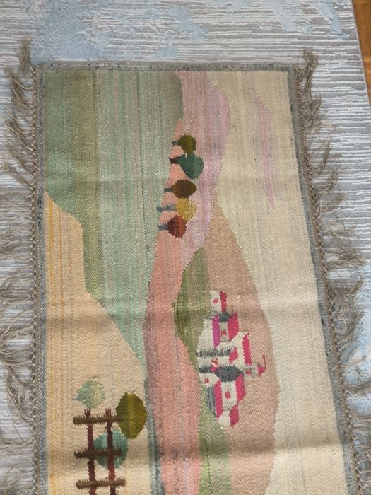Kilim Cepelia PRL wełniany