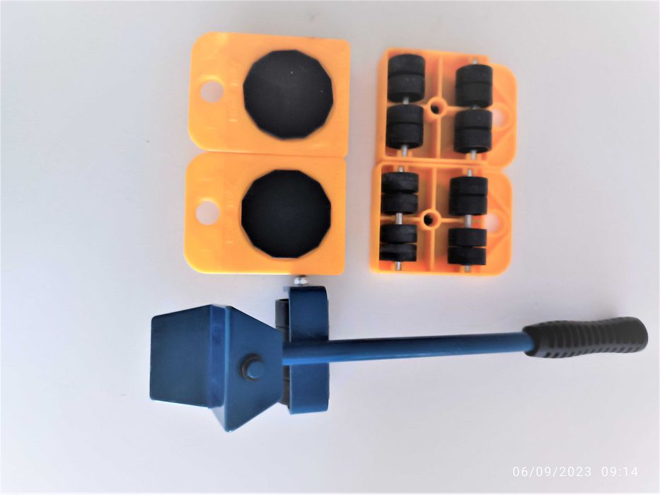 Elevador manual (novo) para movimentar móveis pesados.