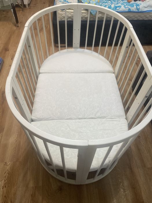 Дитяче ліжечко-трансформер 2-в-1