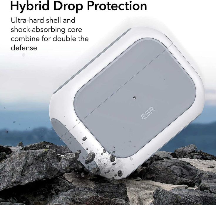 Белый чехол ESR Orbit Hybrid HaloLock MagSafe Чехол для AirPods Pro 3