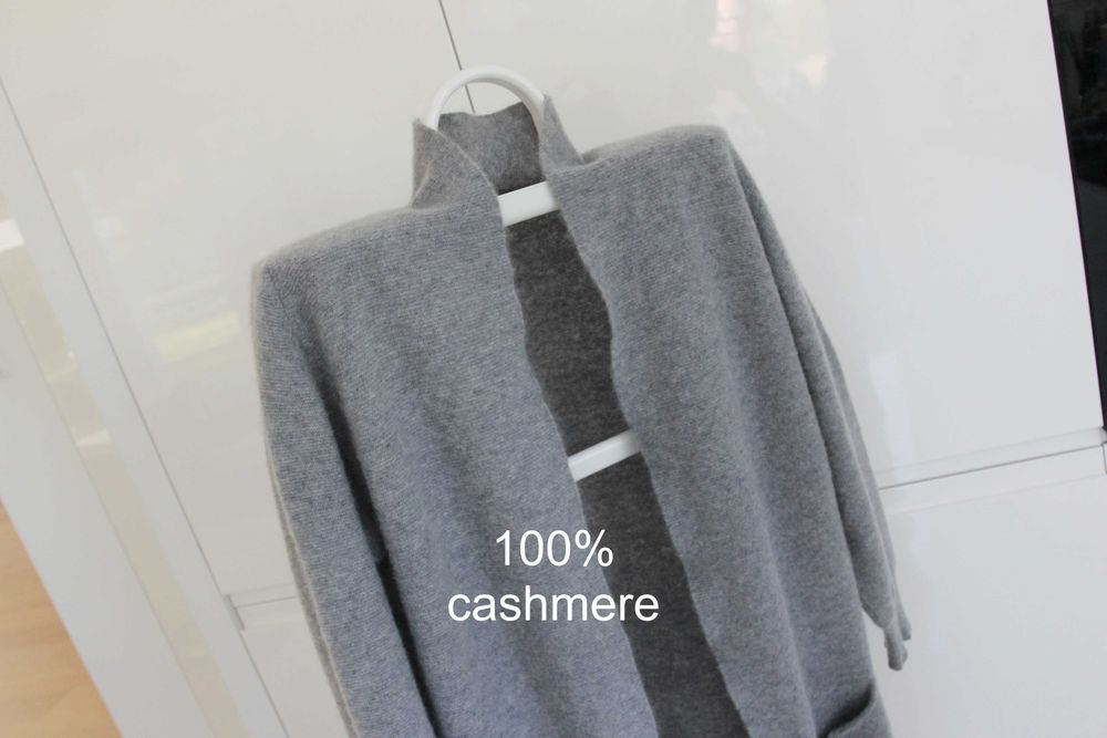 100%kaszmir bez wad M/L