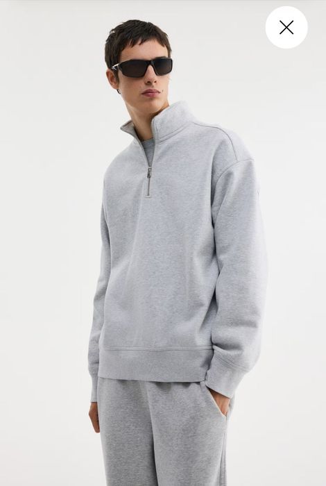 Новий чоловічий светр світшот зіп замок h&m