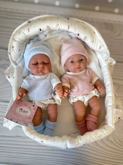 Пупси двійнята Аріас пупс двойняшки в переноске Arias, 26 см