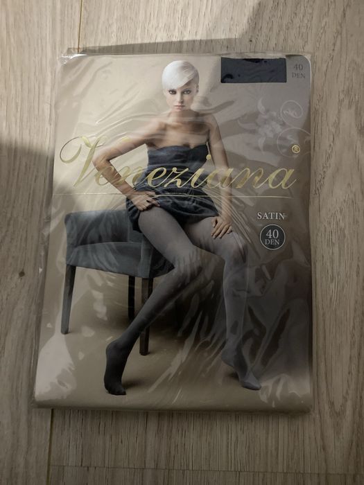 Rajstopy satin 40 den violet L 40