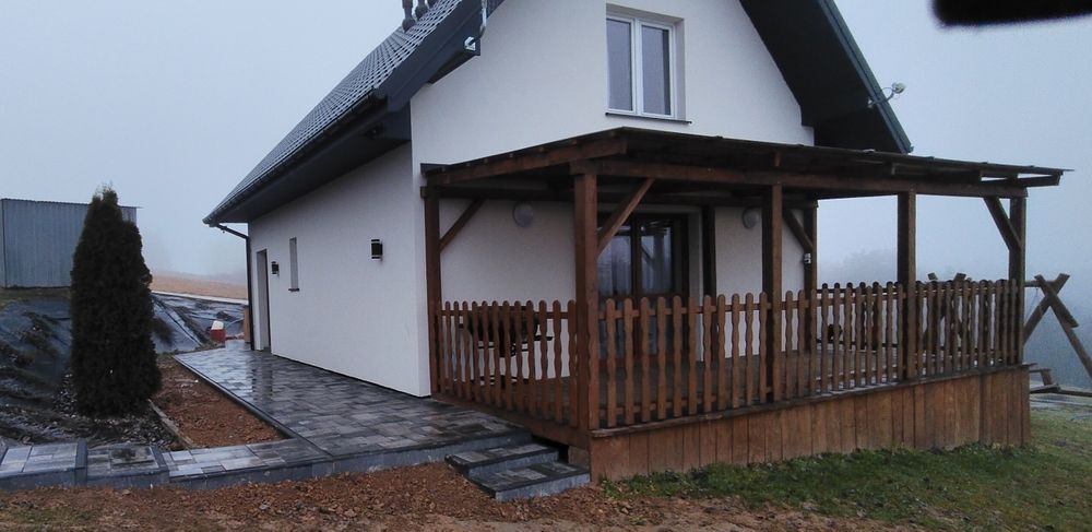 Duży domek  z jacuzzi 4 sypialnie 2 łazienki miejce na ognisko