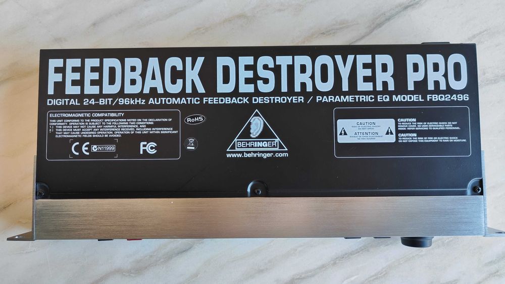 Feedback Destroyer Pro - Behringer - FBQ2496 - Excellent Condition64737752915331122