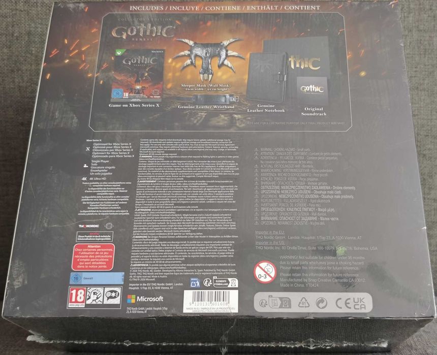 Gothic Remake Collector's Edition Edycja Kolekcjonerska Xbox Series X XSX #6351/7500 Nowa Folia