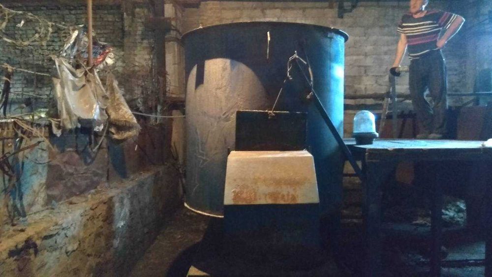 Агломератор для переработки полимеров.