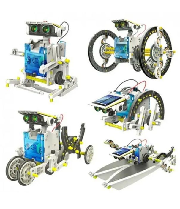 Конструктор 13 в 1 робот  на сонячній панелі