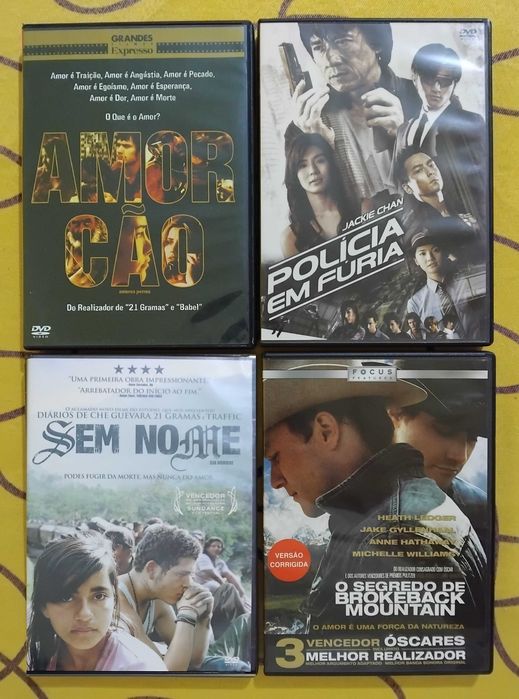 A: DVDs Filmes 0,40 cêntimos Comédia, Terror, Românticos, Ficção