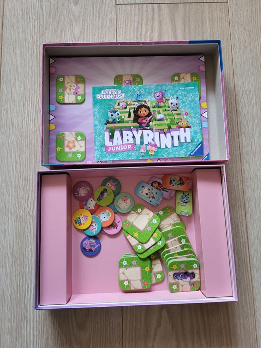 Labirynt koci domek gabi, gra planszowa