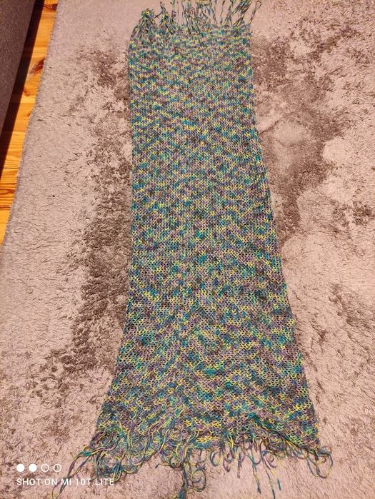 Szal, komin jesienno-zimowy