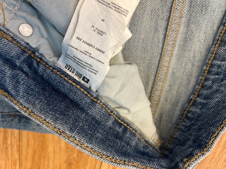 Spodnie jeansy Big Star tappered 31/32