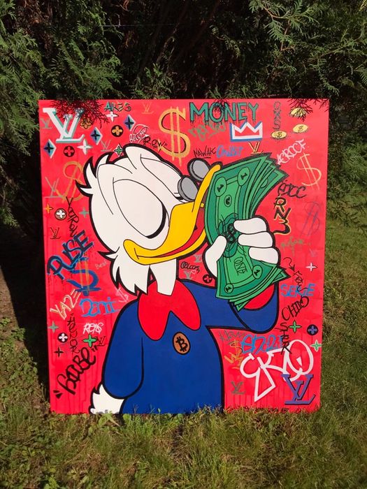 Картина Скрудж Макдак в стиле Pop Art