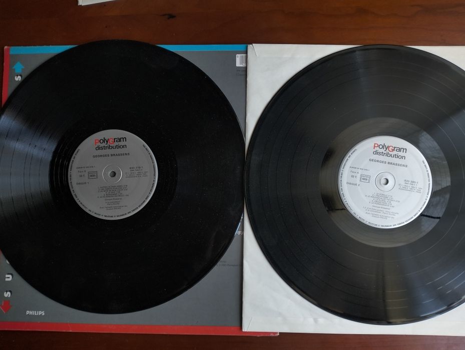 Disco de vinil LP duplo Georges Brassens