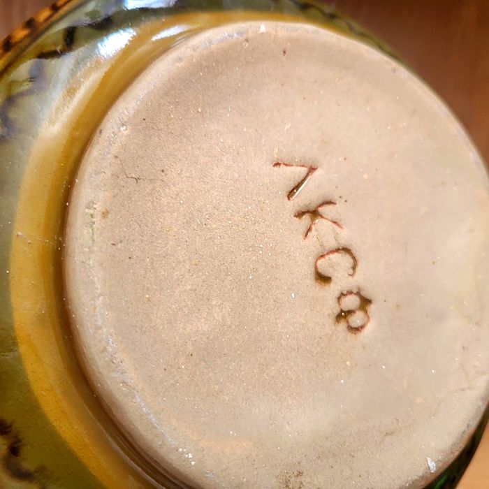 Керамічний глечик майоліка лксф