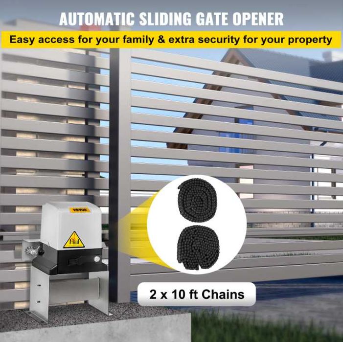 Motor portão deslizante novo