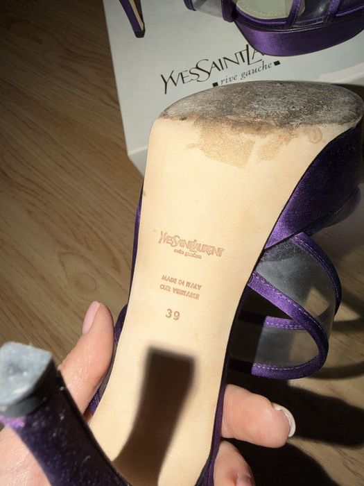 YSL мюлі фіолетові 39р