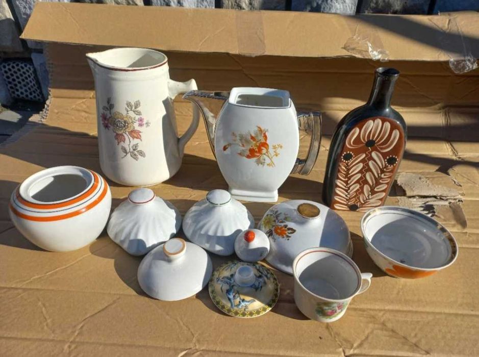 Посуд фарфор ссср молочник кувшин цукорниця