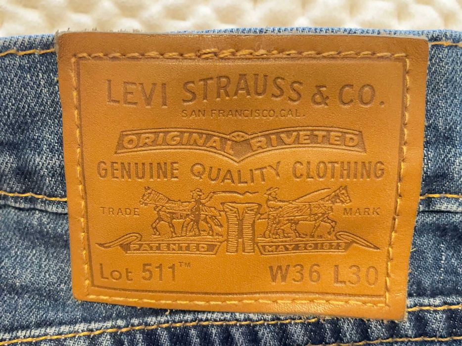 Spodnie jeansowe męskie Levi Strauss Premium 511 - W36 L30.