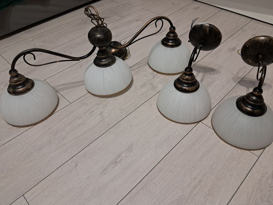 Komplet wiszących lamp