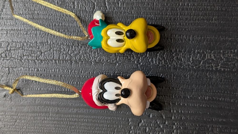 Новогодние игрушки Disney Christmas tree Pluto Goofy  Santa Claus