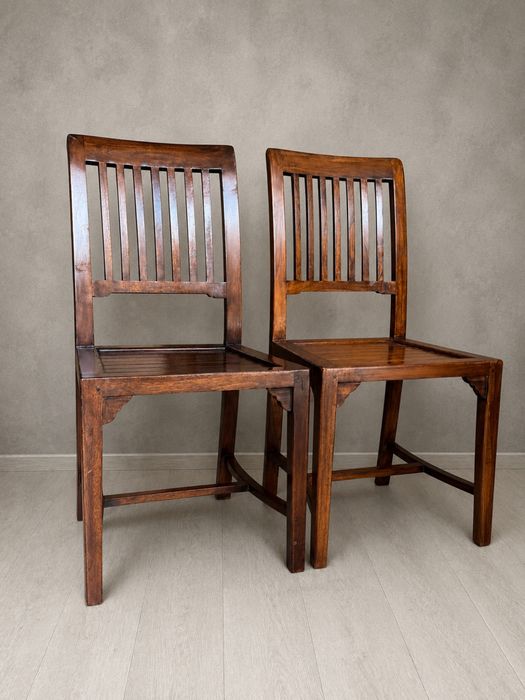 2 cadeira refeição quarto poltrona sofá oriental teca indiana rustica
