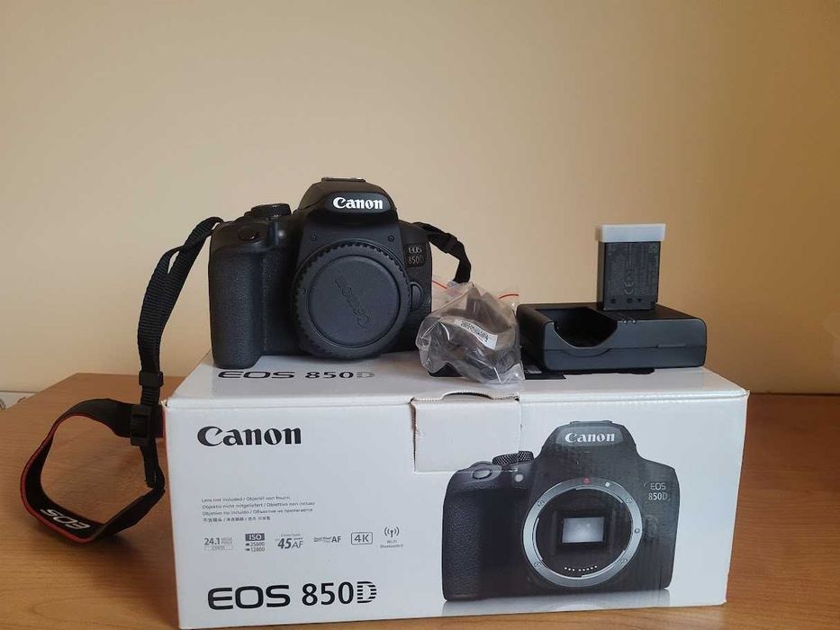 Lustrzanka Canon EOS 850D – Stan Idealny / Świetna dla Twórców!