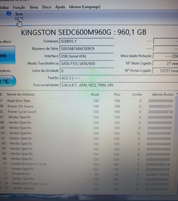 SSD Kingston DC600M 960GB486394877769820161