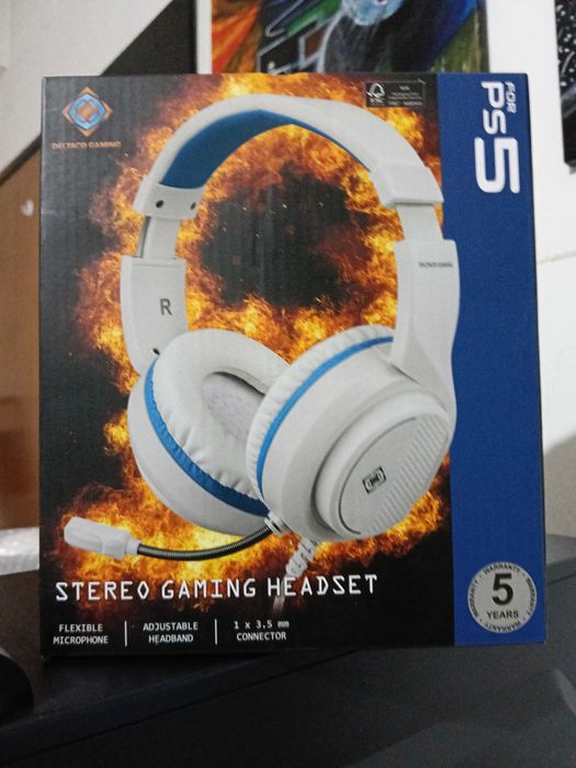 Auscultadores de gaming "Deltaco Ps5 GAM-127-W"