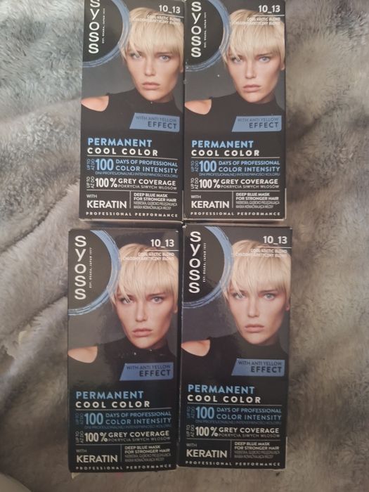6 szt farb do włosów blond 10 13