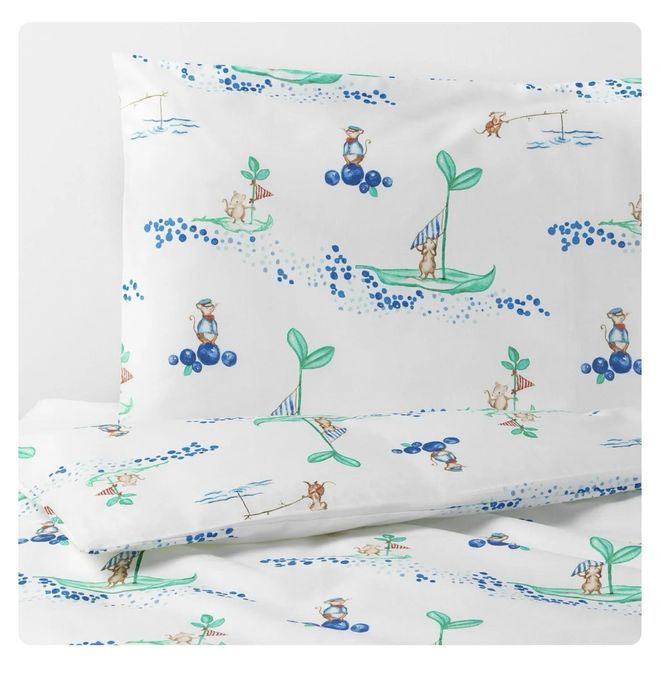 Ikea Komplet Pościeli Dziecięcej 110x125