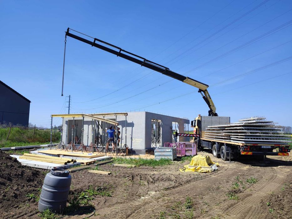 Transport HDS kontenery usługi HDS maszyny dźwigi lawety TANiO