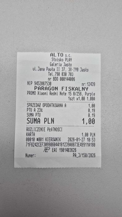 Redmi Note 15 8/256 gwarancja; Komis Jasło Igielna