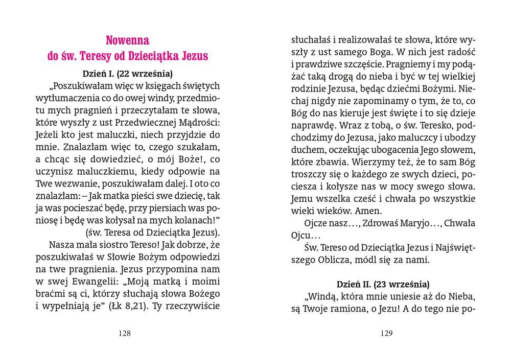 Modlitewnik czcicieli św. Teresy z Lisieux Jedność