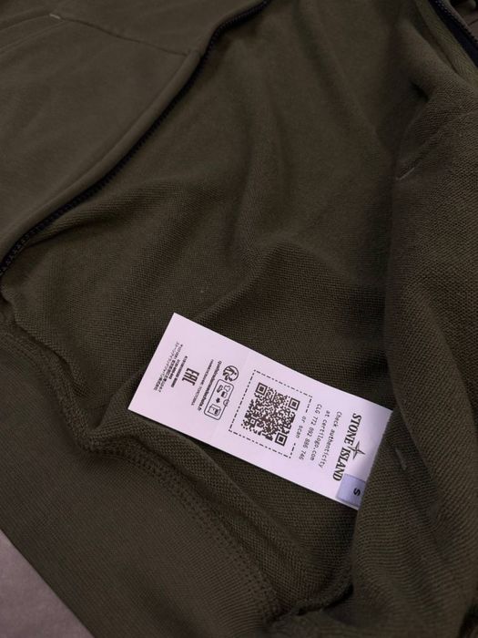 ‼️ ЗНИЖКА ‼️ Зіп-худі Stone Island Хакі, Зипка Stone Island, чоловіча зіп худі, зипка Stone Island зелена