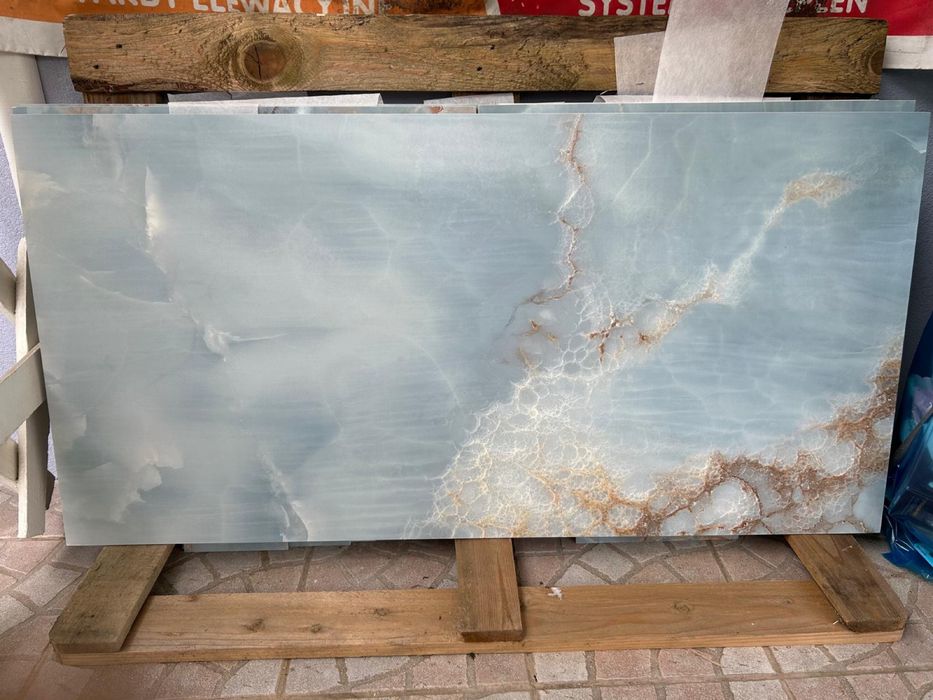 PŁYTKI ONYKS GRESOWE włoskie Imola the room niebieskie 60X120 6m2