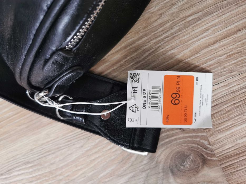 Reserved torebka listonoszka pojemna nowa