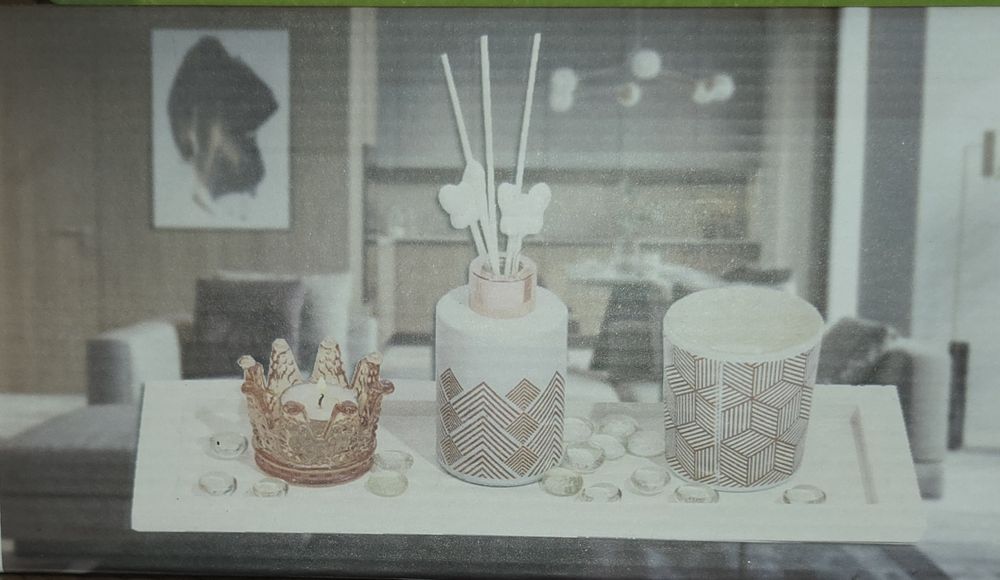 Zestaw świąteczny, dyfuzor zapachowy, świeczki  Jasmine