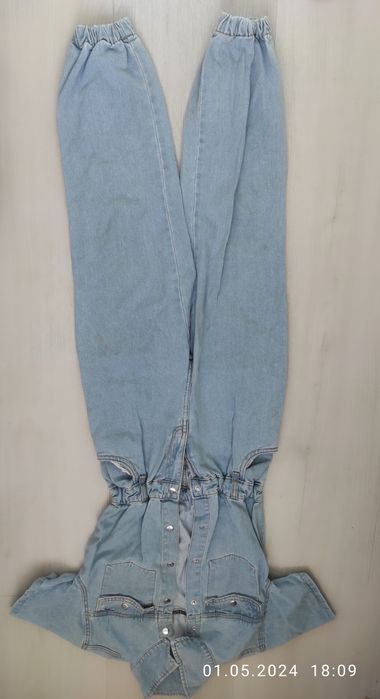 Джинсовий комбінезон , підлітковий , 152 ріст