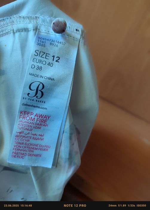 Ted Baker блузка новая р12(48)