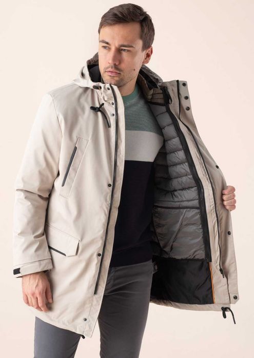 Чоловіча парка Esprit 092EE2G312, розмір M, бежева, нова