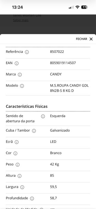 Maquina de secar candy 8kg