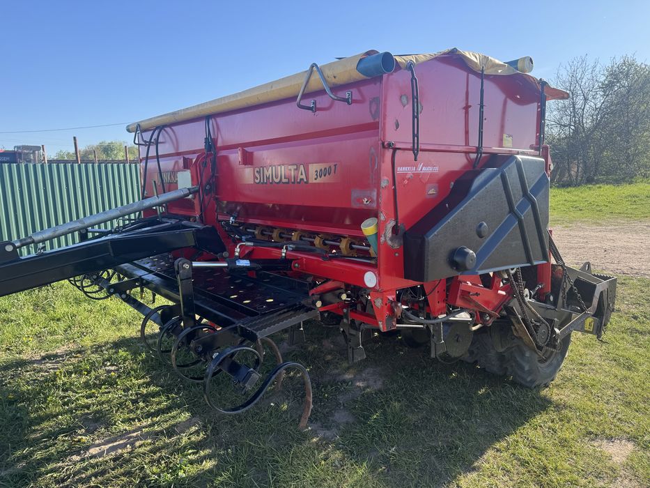 Сівалка Зернова Дискова 3-метри Simulta Junkkari 3000T як Vaderstad