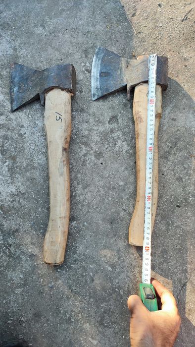 Топоры СССР с топорищами