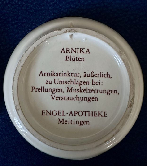 Komplet 3 niemieckich talerzyków aptecznych – Engel-Apotheke Meitingen